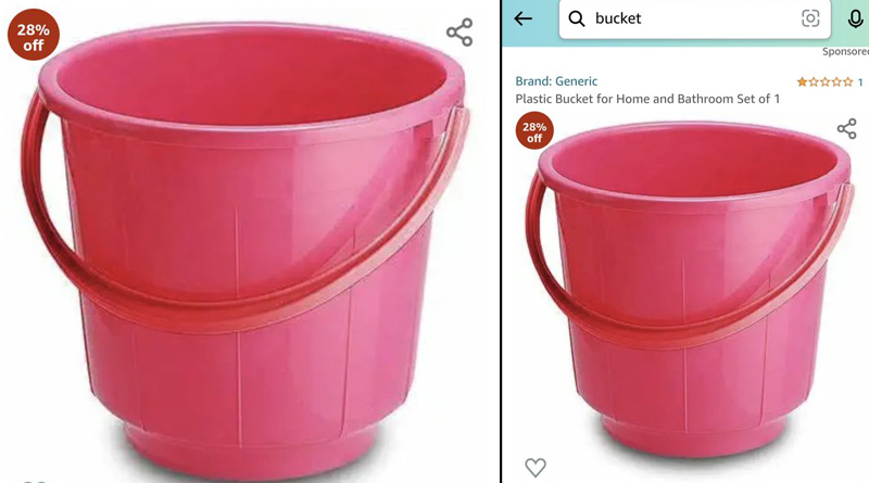 Wait, What! Amazon is selling plastic bucket for Rs 26k | Sangbad Pratidin