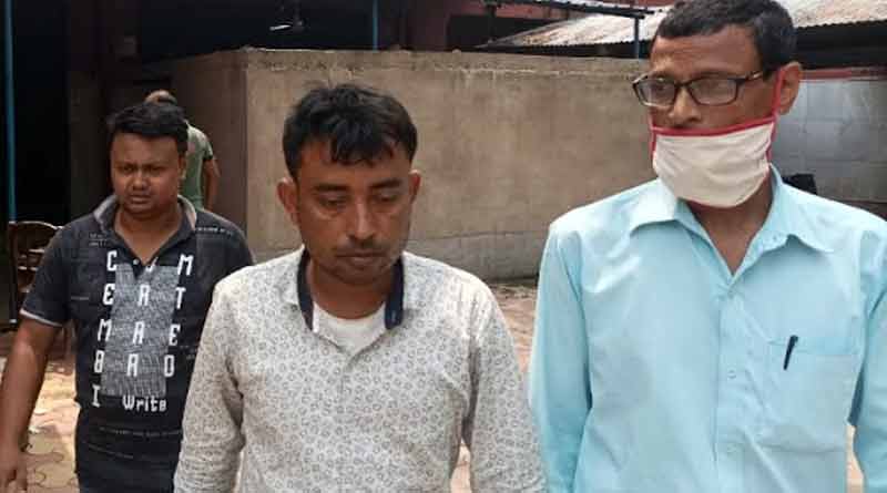 A civic volunteer arrested for allegedly connected drug case । Sangbad Pratidin