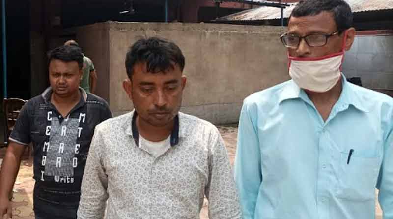 বেআইনিভাবে গাঁজা ও অস্ত্রপাচার, মঙ্গলকোটে গ্রেপ্তার সিভিক ভলান্টিয়ার
