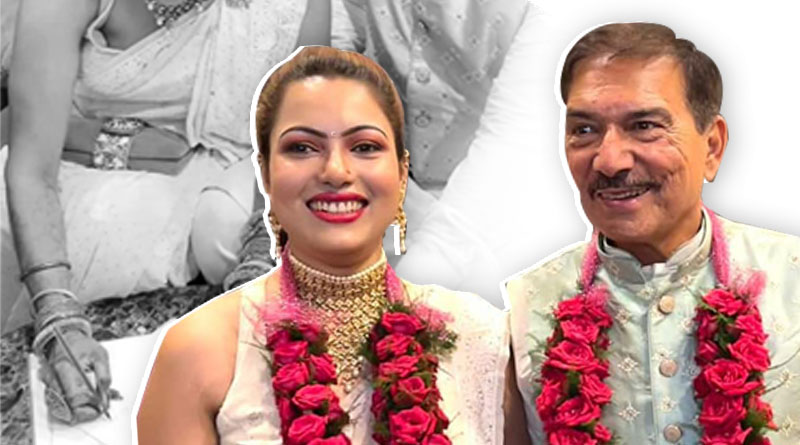 গোলাপের মালা, আংটি বদলে শুভ পরিণয় অরুণ লাল-বুলবুলের, দেখে নিন বিয়ের ছবি