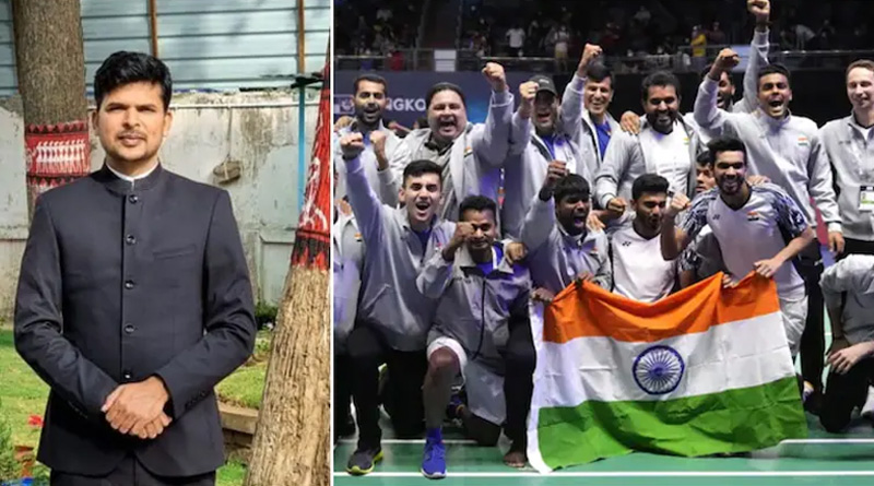 IAS Officer posts mosquito racket image to congratulate Thomas Cup winning team | Sangbad Pratidin