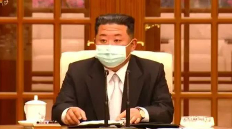 North Korean president Kim Jong Un wears mask after nation confirms first COVID outbreak। Sangbad Pratidin