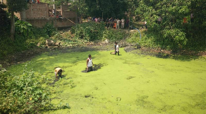 পুকুরে তল্লাশি চালাতেই উদ্ধার অস্ত্র তৈরির সরঞ্জাম, তুমুল চাঞ্চল্য মালদহে