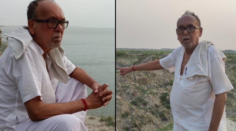 চুরি হচ্ছে বাঁধের মাটি, নদীর ধারে দাঁড়িয়ে নিজেই প্রহরী রতুয়ার তৃণমূল বিধায়ক