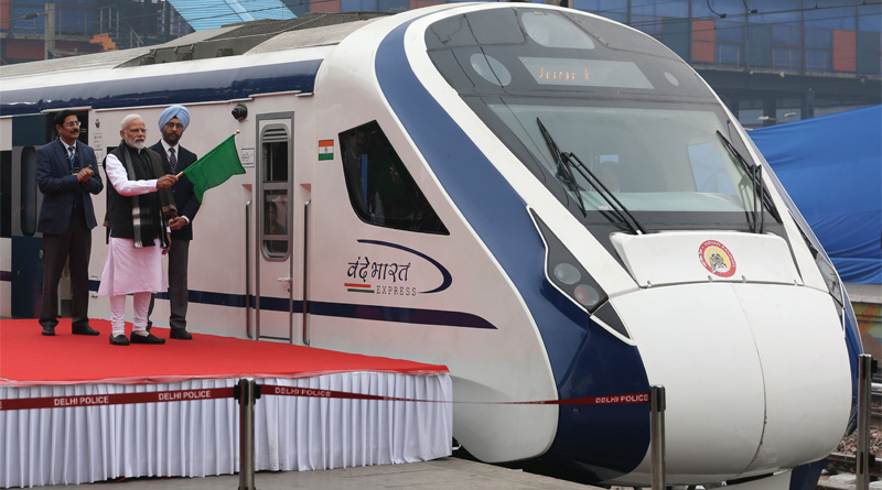 Congress criticise Narendra Modi for ordering Chinese company to make Vande Bharat train wheels | Sangbad Pratidin