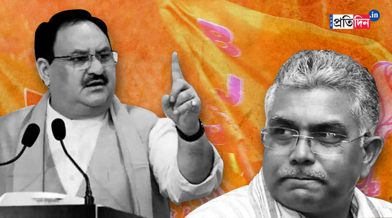 BJP President JP Nadda urges Dilip Ghosh to exercise retrain