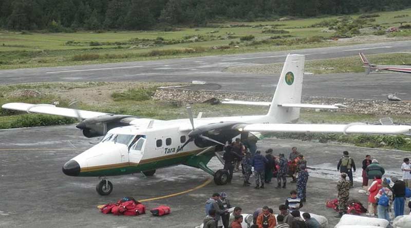 Debris of plane, which vanished in the mid sky of Nepal, found near Dhoulagiri, there is an apprehension that all passengers might dead | Sangbad Pratidin