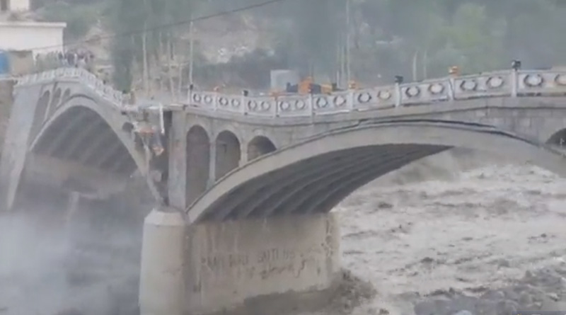 Pakistan Bridge collapses as glacier melt down | Sangbad Pratidin
