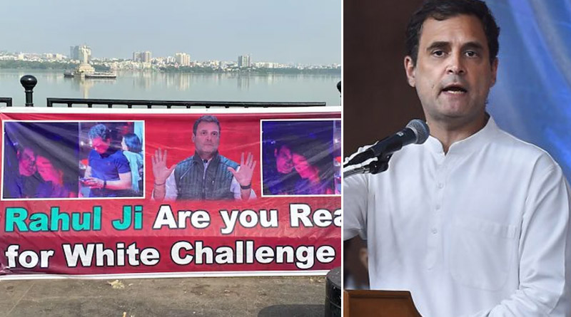 Ahead of Rahul Gandhi’s Telangana tour, banners challenging him for drug test emerge | Sangbad Pratidin