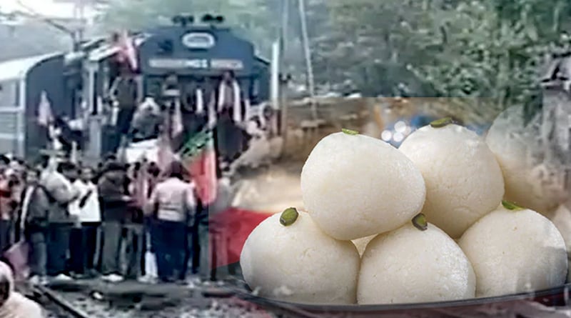 Rail blockade at Bihar for Rasgolla | Sangbad Pratidin