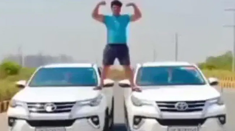 Ajay Devgn-Style Stunt Lands Noida Man In Jail and 2 Expensive SUVs Seized | Sangbad Pratidin