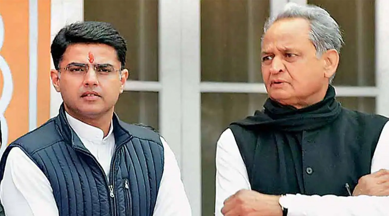 Ashok Gehlot and Sachin Pilot conflict in Congress party meeting at Rajasthan | Sangbad Pratidin