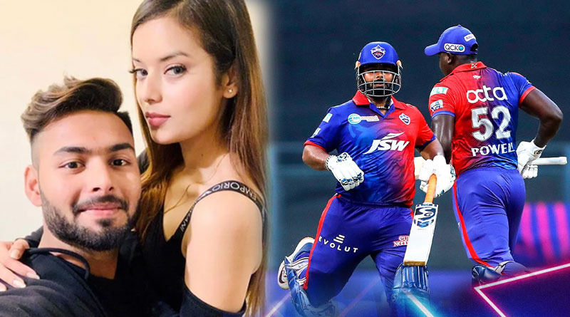 IPL 2022: Rishabh Pant's girlfriend Isha Negi was cheering for boyfriend | Sangbad Pratidin