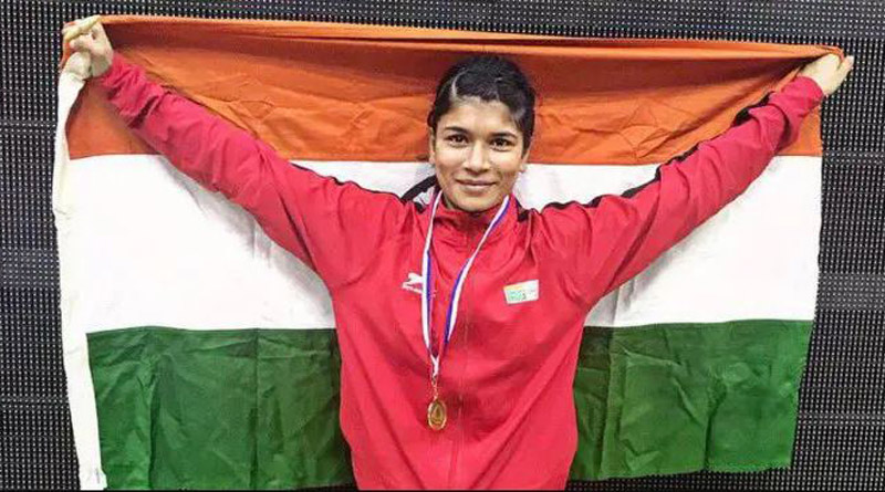 Nikhat Zareen wins gold at the Women's Boxing Championship । Sangbad Pratidin