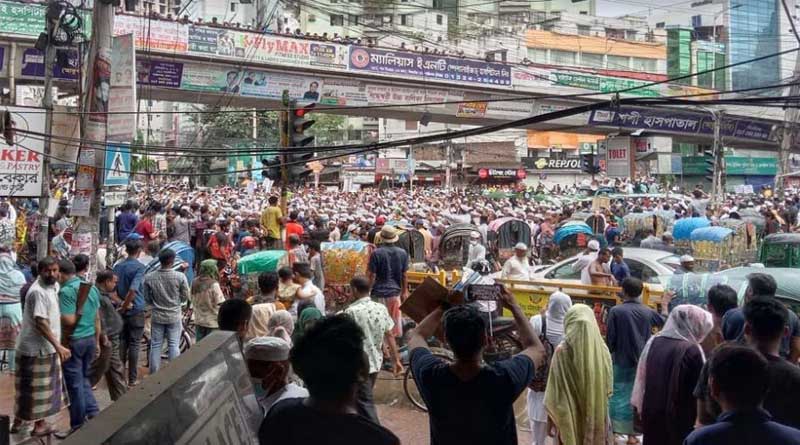 পয়গম্বরকে নিয়ে মন্তব্যের প্রতিবাদ, ইসলামি আন্দোলনের স্মারকলিপি প্রদান করা হল ঢাকায় ভারতীয় দূতাবাসে