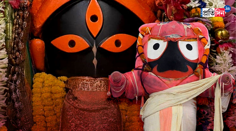 Jagannath Dev's Snan Yatra rituals in Puri also observes in Kalighat | Sangbad Pratidin