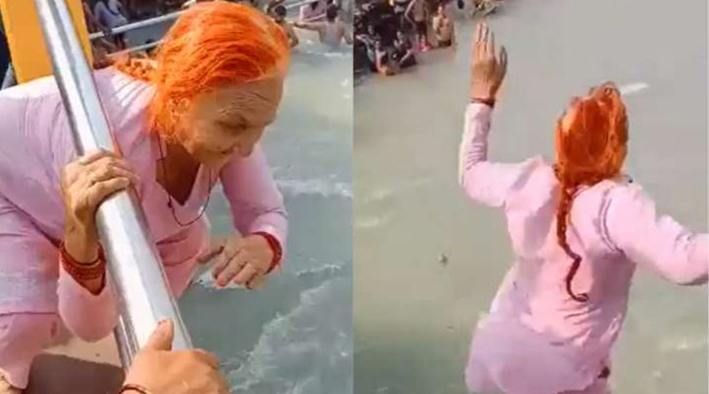 70-year-old woman takes leap of faith from Haridwar bridge | Sangbad Pratidin