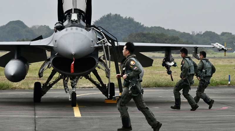 Taiwan sends jets to warn off Chinese planes in air defence zone | Sangbad Pratidin