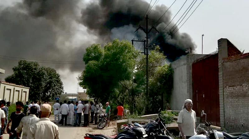 8 Killed in Explosion at Factory of Uttar Pradesh | Sangbad Pratidin