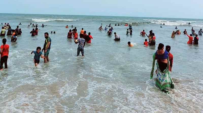 A boy drowned in Udaypur sea beach । Sangbad Pratidin