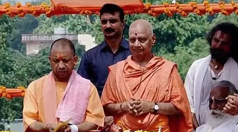 ‘রাম মন্দির হবে দেশের জাতীয় মন্দির’, গর্ভগৃহের শিলান্যাসের পরে মন্তব্য যোগীর