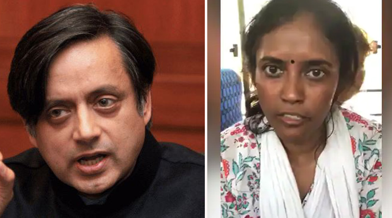Shashi Tharoor shares video of woman MP harassed by Delhi Police | Sangbad Pratidin