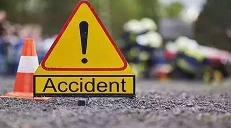 Accident in R G. Kar Road, Napolean Bolowari of Hq TG died | Sangbad Pratidin