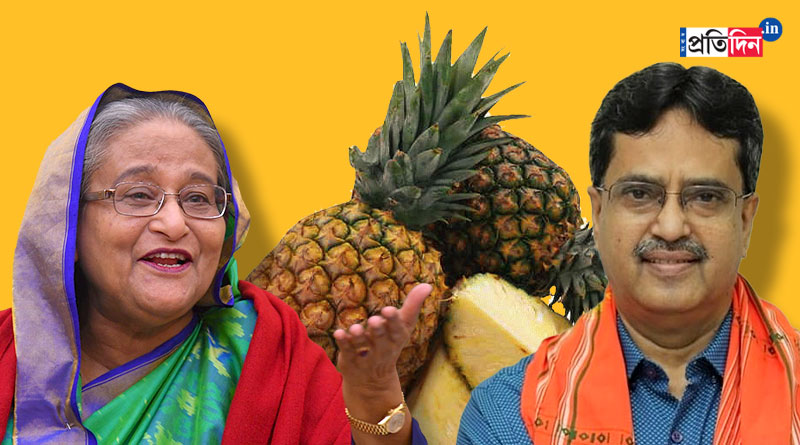 Tripura CM Manik Sarkar sends pineapple to Bangladesh PM Sheikh Hasina | Sangbad Pratidin