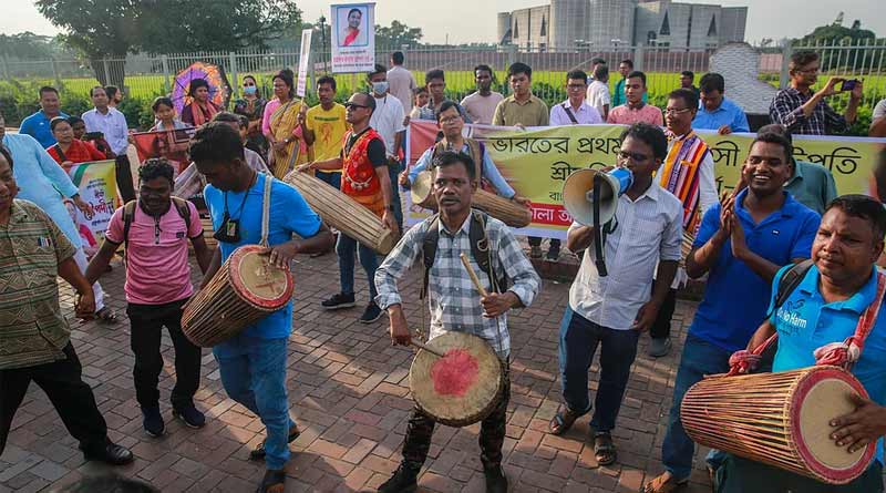 Bangladesh tribes celebrate Droupadi Murmu's victory | Sangbad Pratidin