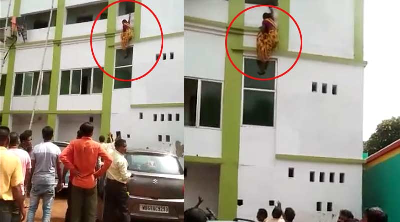 Woman jumped from second floor of Hospital in Bankura | Sangbad Pratidin