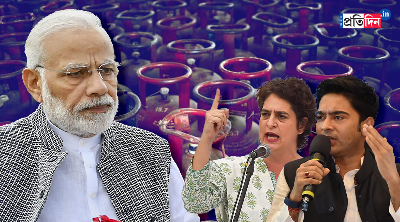 এক বছরে রান্নার গ্যাসের দাম বাড়ল ২৪৪ টাকা! কেন্দ্রকে তীব্র আক্রমণ তৃণমূল-সহ বিরোধীদের