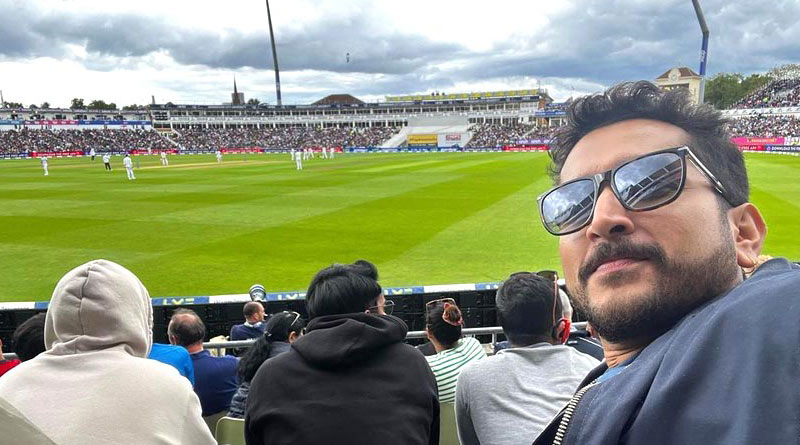 Parambrata Chatterjee shares pictures of India-England Test Match | Sangbad Pratidin