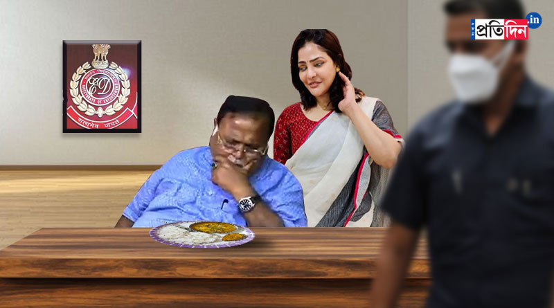 Arpita Mukherjee convinced Partha Chatterjee to eat diabetic food | Sangbad Pratidin