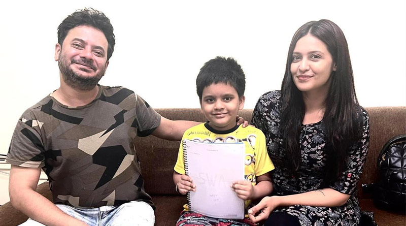 Here is why Rahul Banerjee shares picture with Priyanka Sarkar and son Shohoj | Sangbad Pratidin