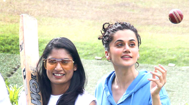Taapsee Pannu reveals why she stopped watching cricket during her Shabaash Mithu promotion at Kolkata | Sangbad Pratidin
