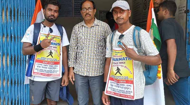 Bengal youths starts journey to Kedarnath on foot । Sangbad Pratidin
