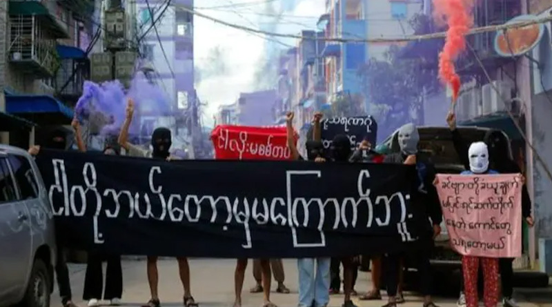 Myanmar executes four democratic activist, spurs massive protest | Sangbad Pratidin