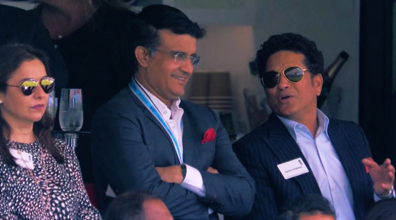 Twitter erupts after spotting Sachin Tendulkar and Sourav Ganguly together in lords stands | Sangbad Pratidin