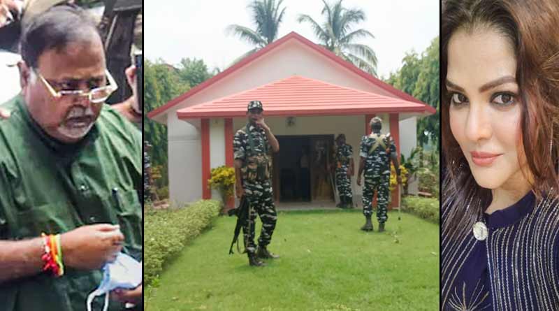 ED raids at Partha Chatterjee and Arpita Mukherjee 'Apa' residence in Bolpur । Sangbad Pratidin