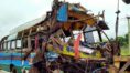 terrible bus accident in Medinipur left many injured | Sangbad Pratidin