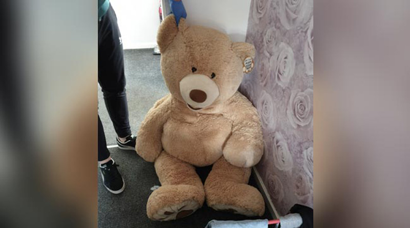 A Car Thief In UK Being Caught while Hiding Inside A Giant Teddy Bear | Sangbad Pratidin
