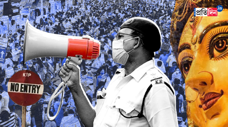 Kolkata Police planning for crowd circulation to control mob in Durga Puja.