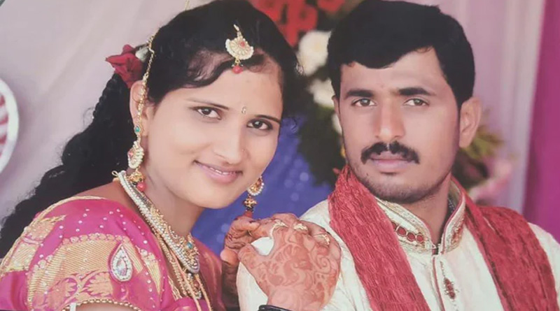A Man Slits Wife's Throat At Karnataka Court | Sangbad Pratidin