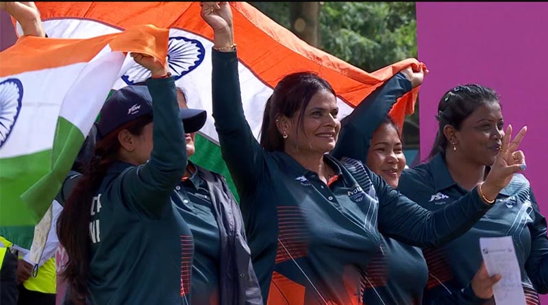 Commonwealth Games 2022 Indian Women's Fours team in Lawn Bowls | Sangbad Pratidin
