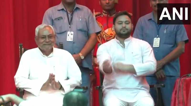 Bihar Chief Minister Nitish Kumar's new Grand Alliance government won the trust vote | Sangbad Pratidin