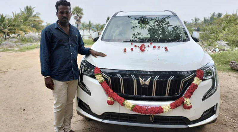 Man buys SUV after ten years of hard work, Anand Mahindra replies on twitter | Sangbad Pratidin