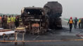 Bus collided with oil tanker in Pakistan, 20 dead | Sangbad Pratidin