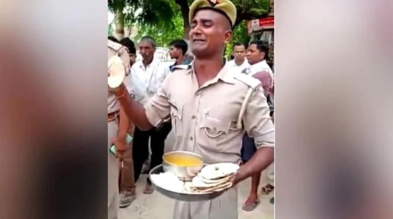 Even dog can not eat, UP policeman accuses of scam | Sangbad Pratidin