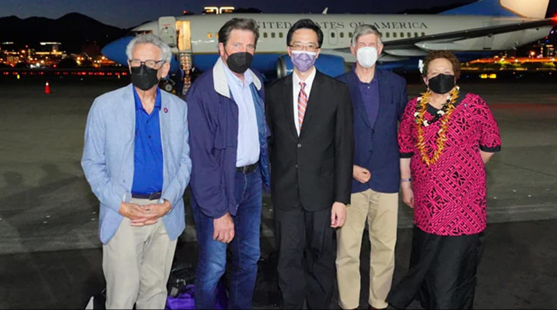 USA delegation visits taiwan amidst Chinese agreession | Sangbad Pratidin