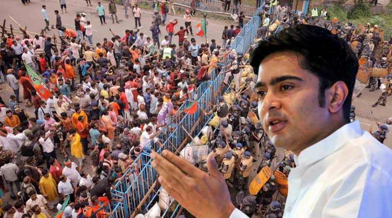 Nabanna Rally: Abhishek Banerjee slams BJP | Sangbad Pratidin